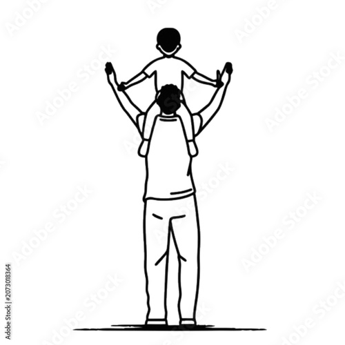 vector illustration of a man