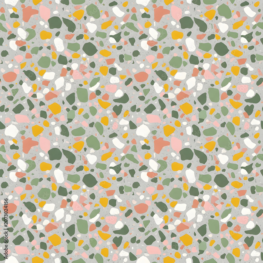 Obraz premium Colorful Terrazzo Pattern Background Texture.