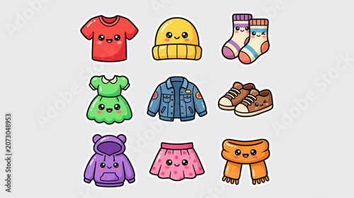 Kawaii clothing and accessories collection