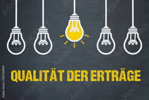 Qualität der Erträge