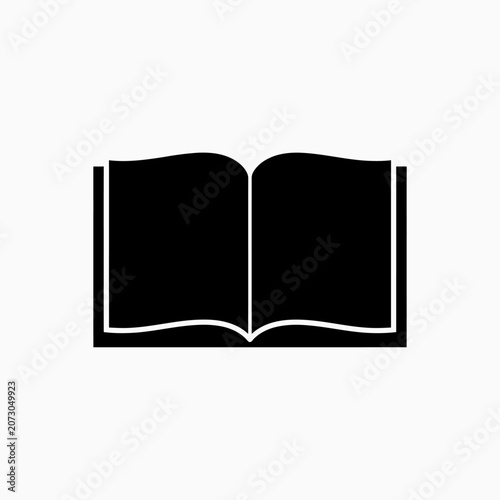 open book with blank pages