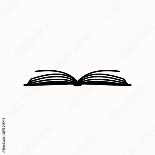 open book vector illustration