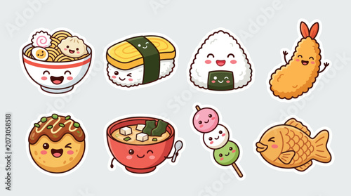 Kawaii japanese food collection