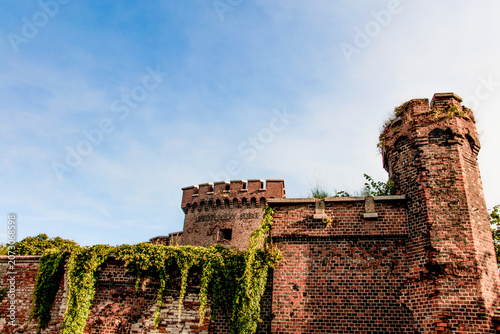 Bild auf Leinwand Fortress old town stone heritage fortification building Kaliningrad, Russia