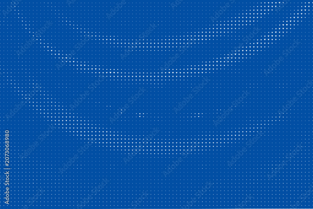 Fototapeta premium Abstract blue background with halftone dot pattern
