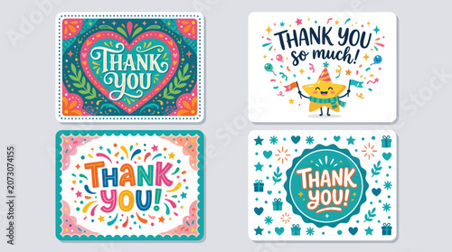 Collection of thank you cards