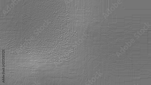 Embossed Paper Texture With Geometric Relief Gray Scale