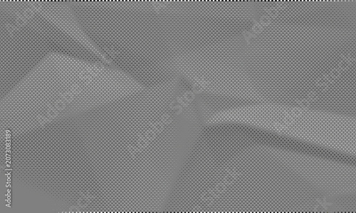 Embossed Paper Texture With Repeating Circular Pattern Gray Scale