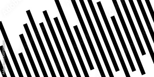 Abstract Black Diagonal Lines Background. Linear Background of Diagonal Stripes. Vector Illustration.