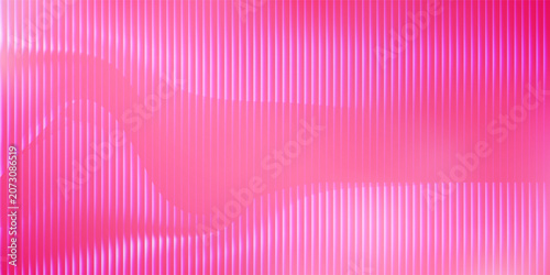 Schilderij op canvas A vertical ribbed texture with a gradient from hot pink on the left, becoming lighter pink towards the center and fading to white on the far left