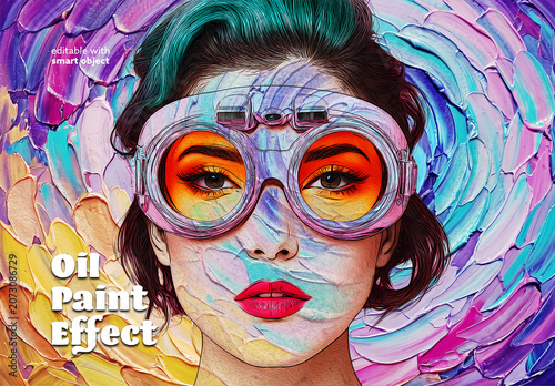 Oil Paint Photo Effect