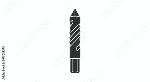 Drill bit icon vector illustration