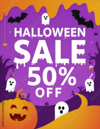 Halloween Sale Banner