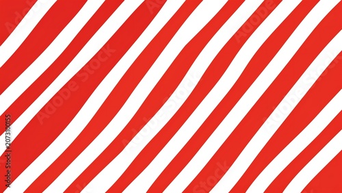 Abstract Red and White Diagonal Stripes Background Pattern for Festive Designs.