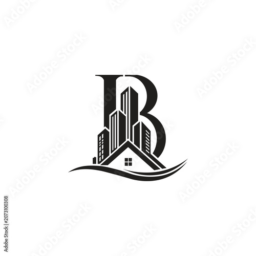 Professional real estate logo design featuring modern and clean elements inspired by property, architecture, and construction. Perfect for realtors, property agencies, housing businesses, and corporat