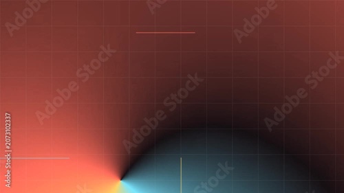 Vibrant gradient colored abstract background.