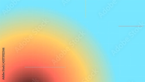 Vibrant gradient color background design element.