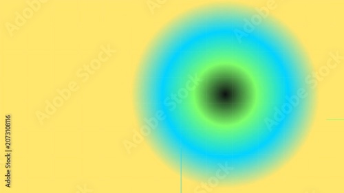 Vibrant colorful gradient abstract design element.