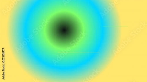 Vibrant multicolored gradient abstract design element.