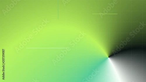 Vibrant green and white gradient background.