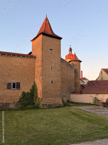 Stadtmauer in Mainbernheim.
