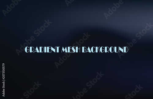 Deep blue and black gradient mesh background, with soft, subtle lighting