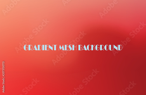 Warm orange and red gradient mesh background, with smooth blending, and soft light effects