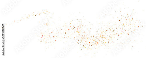 Luxury golden stardust bloom with glowing glitter particles and radiant decorative style. vector