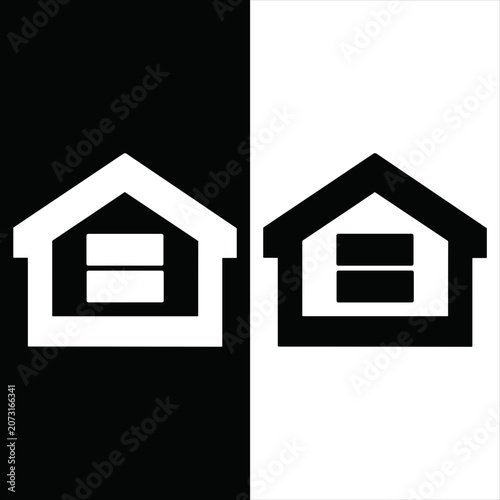 Equal Housing Opportunity icon, Equal Opportunity Lender black vector