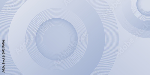 Abstract blue white gradient background texture, modern circle lines pattern with geometric elements, grey scene with dynamic curves. Digital technology concept. Vector illustration.