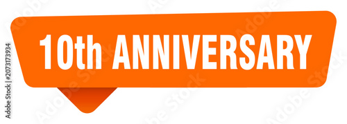 Foto 10th anniversary sticker