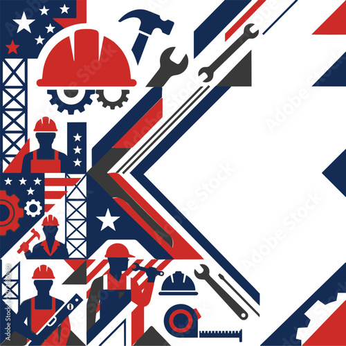Labor Day Workforce Appreciation Background