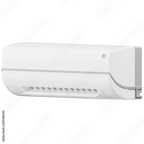 White Split Air Conditioner Unit