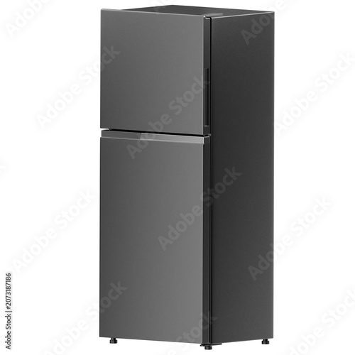 Modern Gray Refrigerator