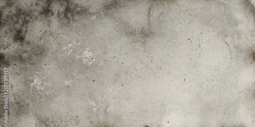 Foto Dark Grunge Wall Background with Old Paper and Concrete Texture, Aged Vintage Gr