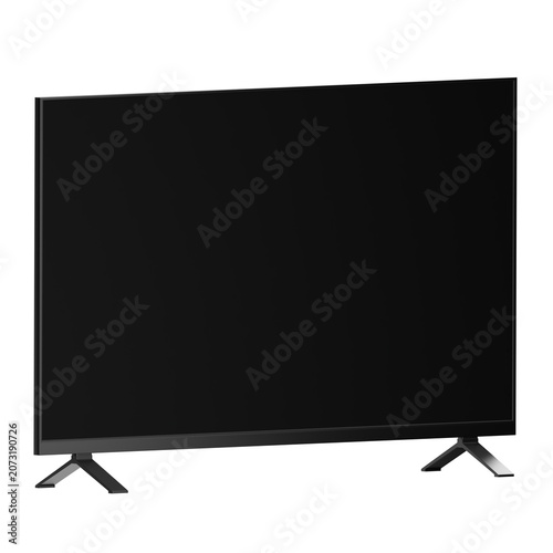 Modern Flat Screen Television Set