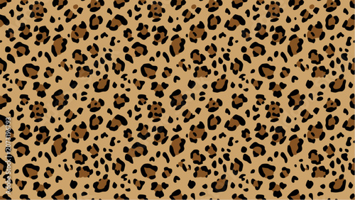Textured Leopard Print Pattern - Seamless Animal Skin Fabric Design for Fashion and Decor