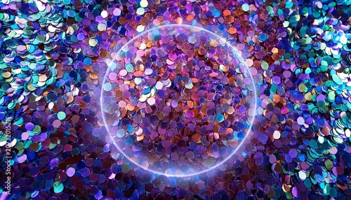 Glitter Sequins Background Hologram Shiny Sparkles For Carnaval And Party Circle Of Glittery Dust And Radiant Pearl Texture Rainbow Brilliant Light Purple Glitter Sequins