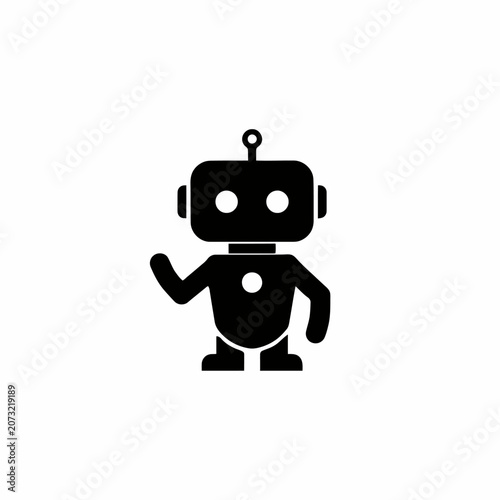 funny cartoon robot