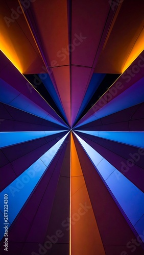 Vibrant colorful abstract background design.