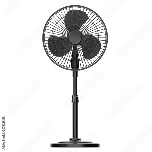 Black Pedestal Fan