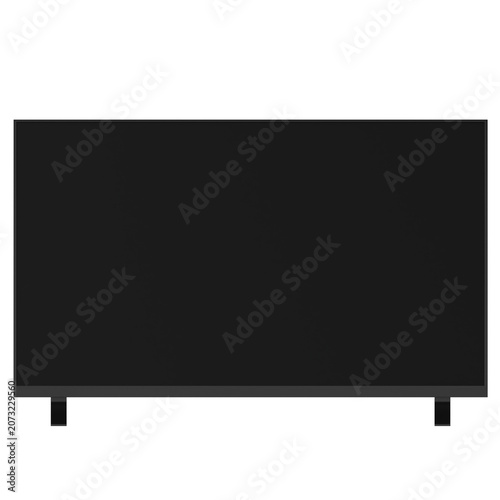 Flat Screen Television on Stand