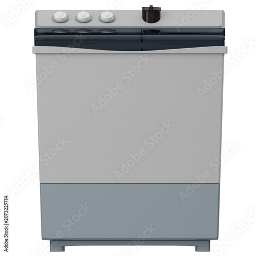 Front View of a Top Load Washing Machine