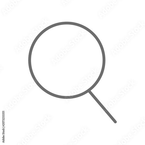 magnifying glass isolated on white