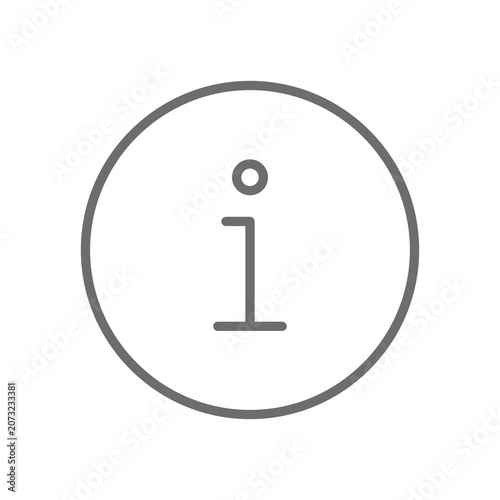 information sign icon