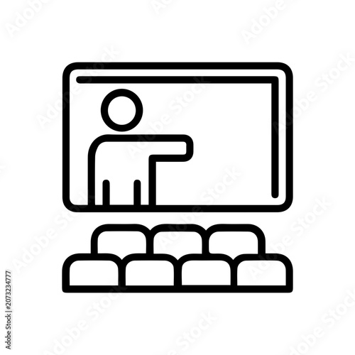 Cinema Hall Seminar Icon
