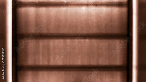 Abstract Brown Blurred Metal Texture with Horizontal Lines