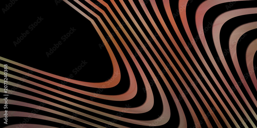 Naklejka premium Warm orange and red parallel striped abstract background