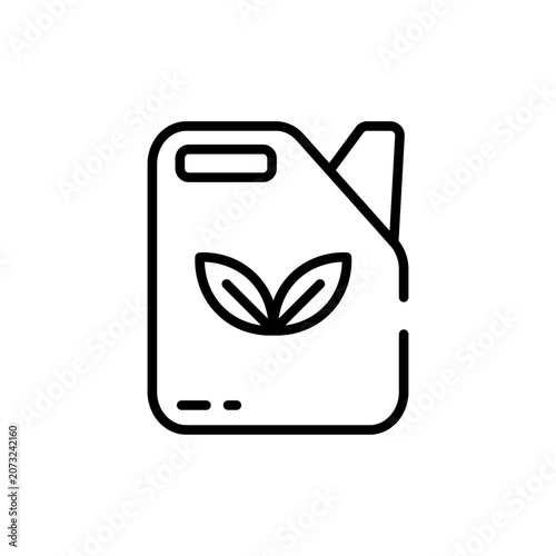 Foto Eco Friendly Biofuel Jerrycan Icon