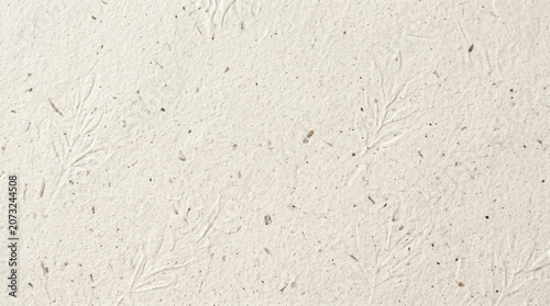 Off white handmade paper texture background with handmade background material